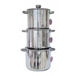 Veliki Lonci za Kuhanje 6l, 8.5l, 10l